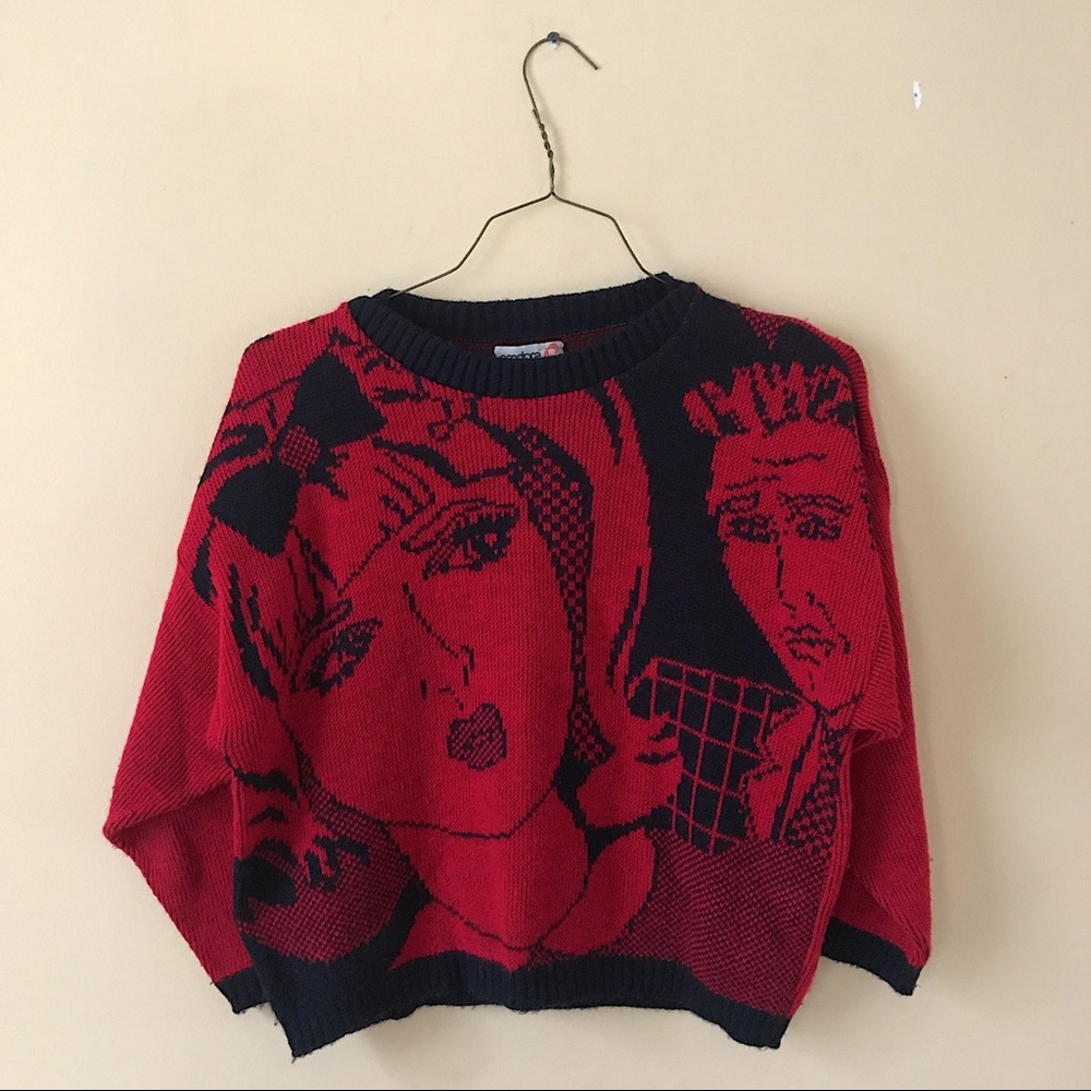 RARE Vintage Pop-Art Sweater!